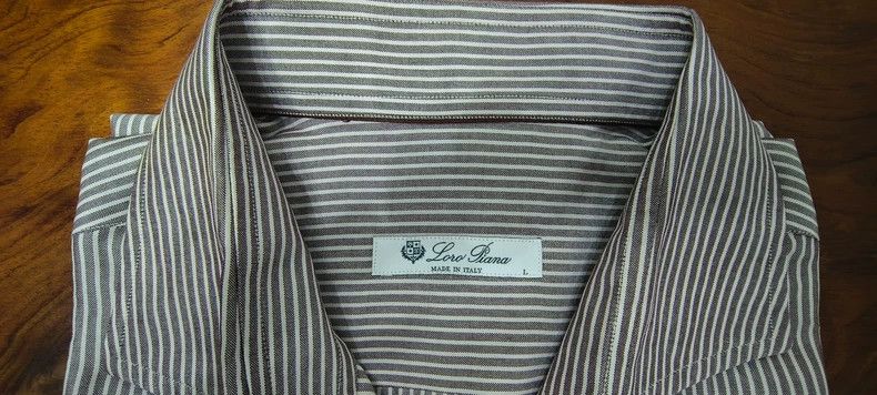 Loro Piana Loro Piana Striped Silk Button-Up Shirt - dmc Size US L / EU 52-54 / 3 - 6 Thumbnail