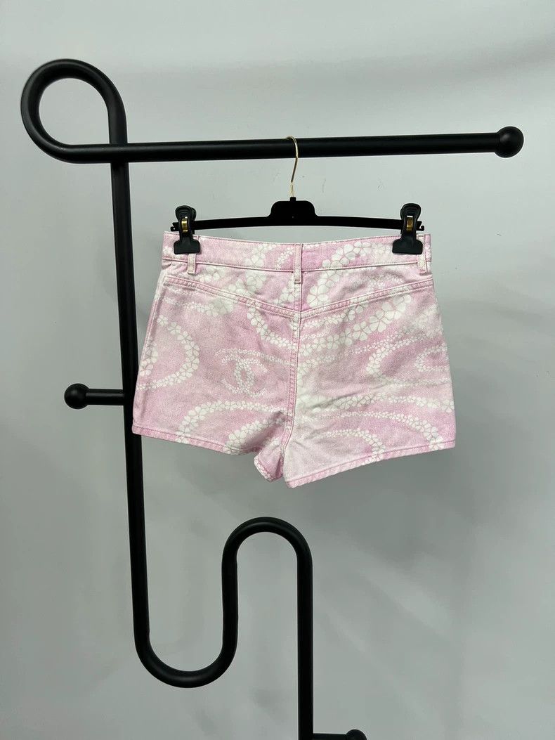 Chanel Chanel 25M Beach Pink Denim Shorts - dmc Size US 38 / EU 54 - 3 Thumbnail