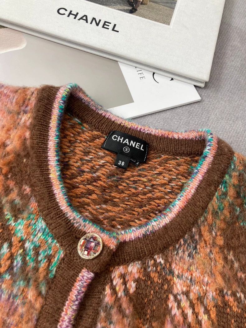 Chanel Chanel 22A Mixed Plaid Cardigan Sweater - dmc Size US M / EU 48-50 / 2 - 3 Thumbnail