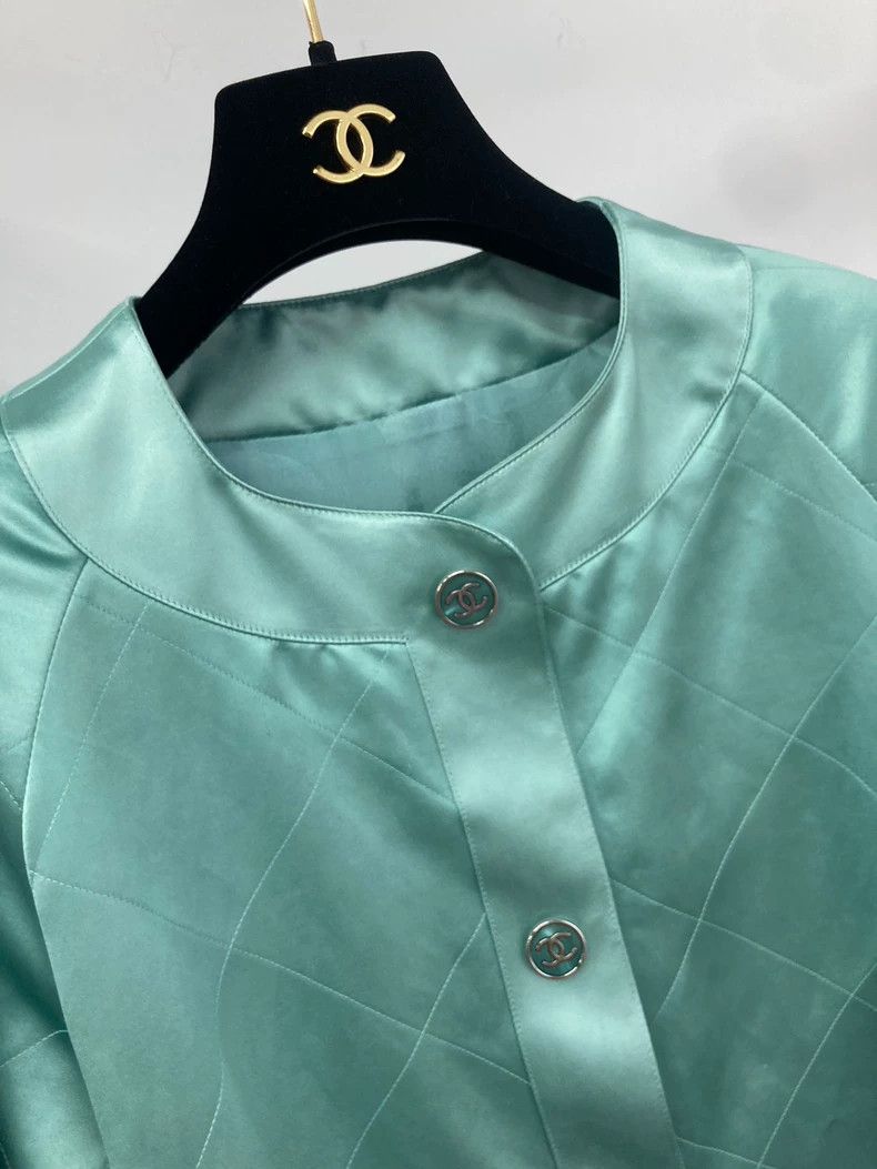 Chanel Chanel 23P Silk Drawstring Windbreaker Coat - dmc Size US XS / EU 42 / 0 - 3 Thumbnail