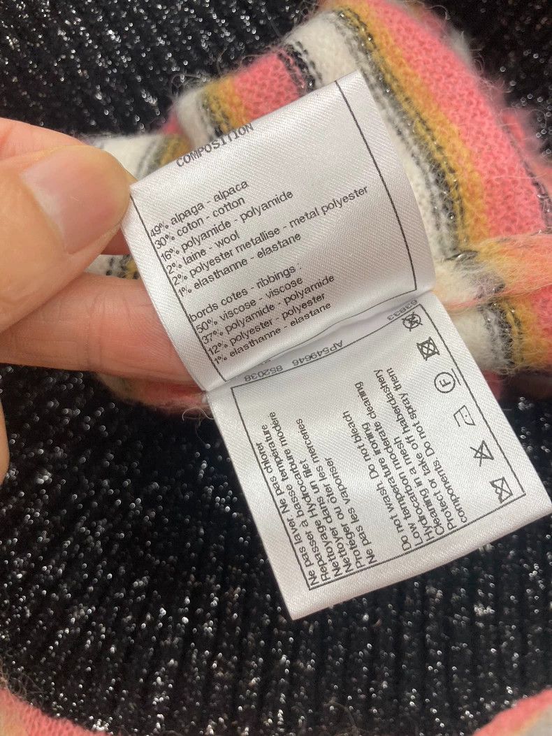 Chanel Chanel 22A Orange Striped Sweater - dmc Size US M / EU 48-50 / 2 - 6 Thumbnail
