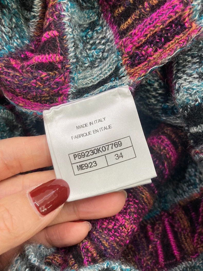 Chanel Chanel Multi-Color Check Knit Dress - dmc Size US XS / EU 42 / 0 - 7 Thumbnail