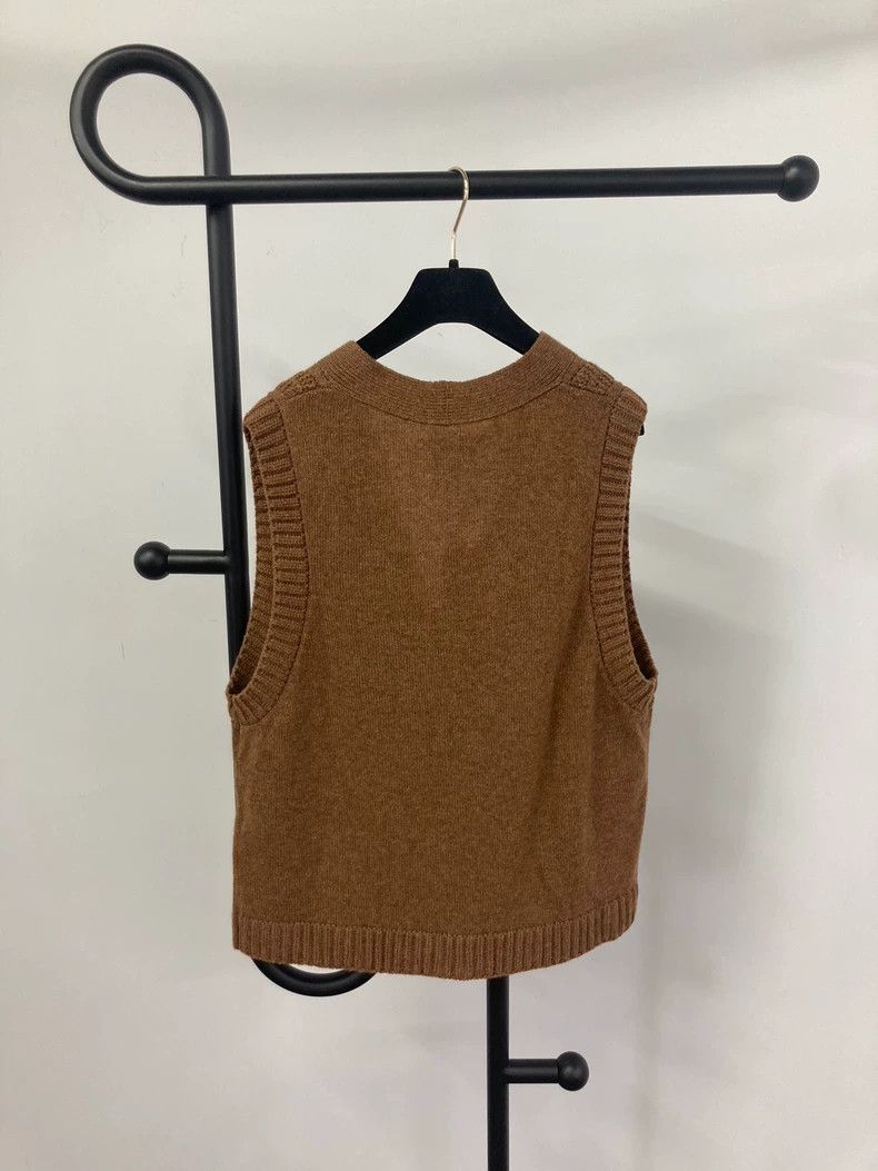 Chanel Chanel 24A Knit Cashmere Vest - dmc Size US S / EU 44-46 / 1 - 2 Thumbnail