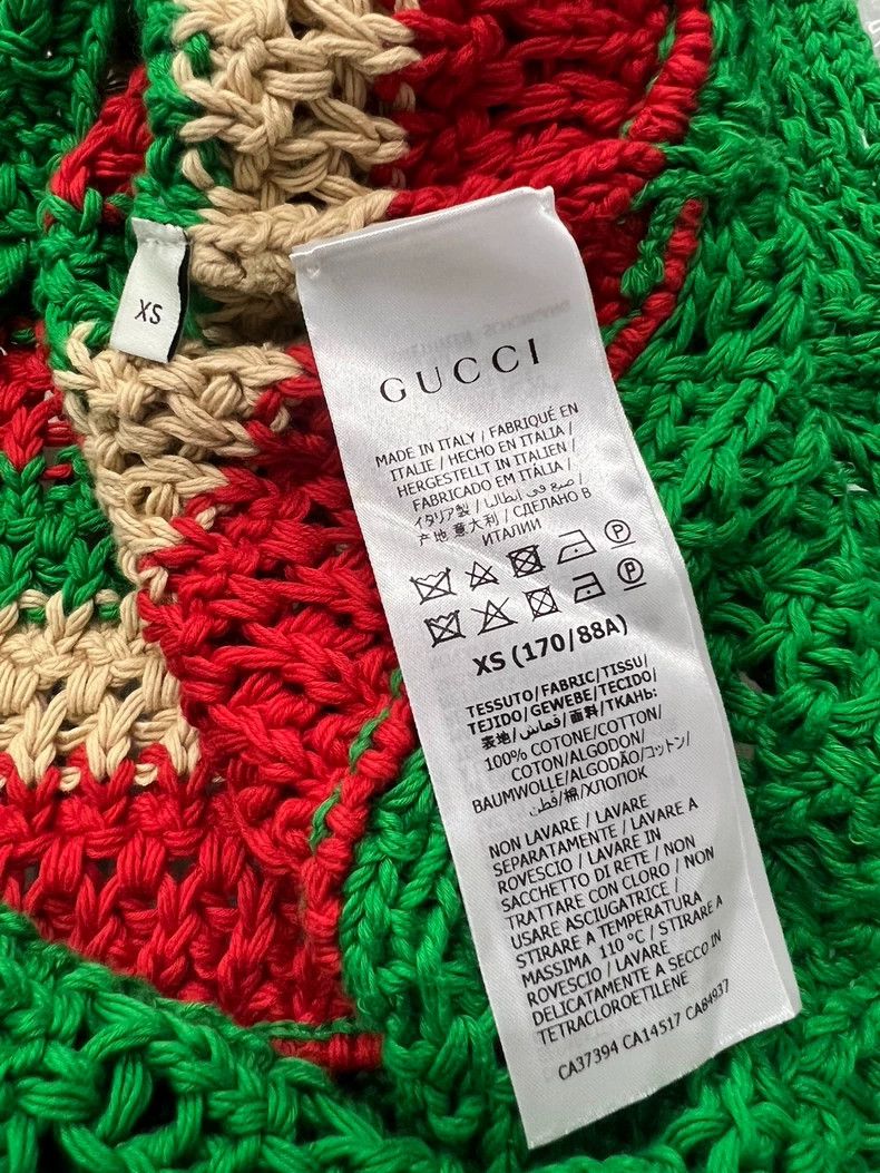 Gucci Gucci Green Red Knit Sleeveless Vest - dmc Size US XS / EU 42 / 0 - 5 Thumbnail