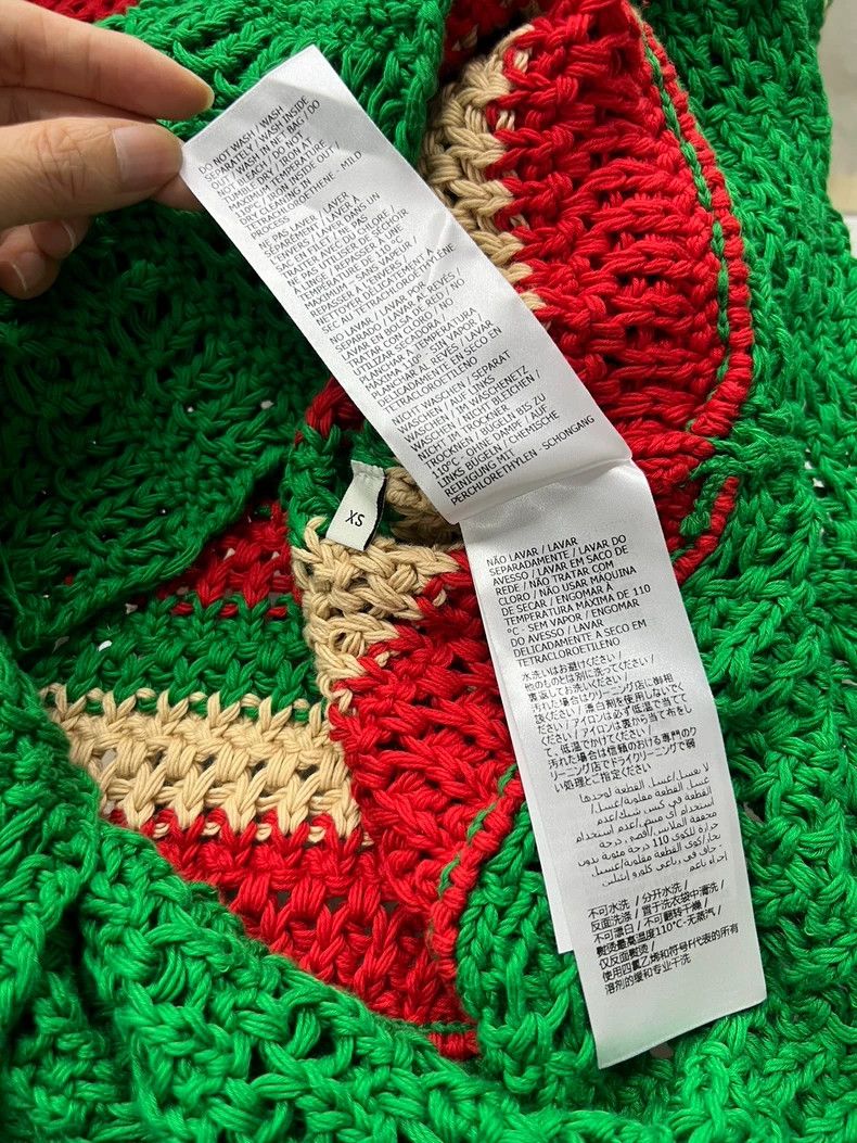 Gucci Gucci Green Red Knit Sleeveless Vest - dmc Size US XS / EU 42 / 0 - 6 Thumbnail