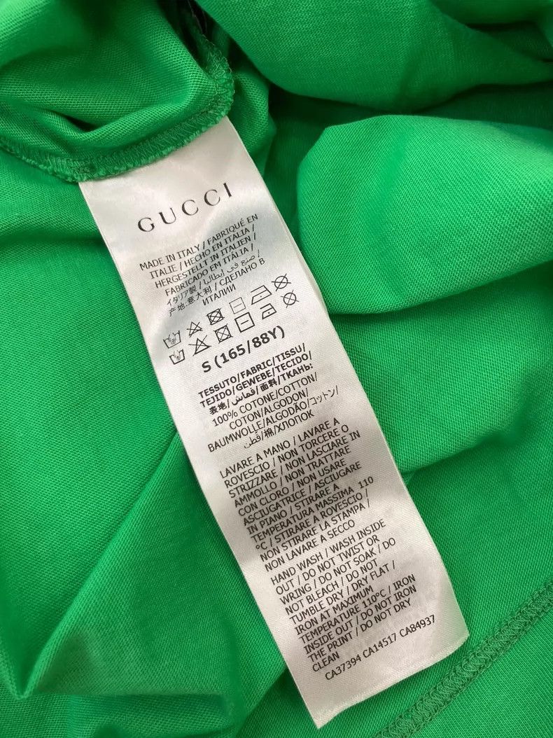 Gucci Gucci Green Short Sleeve T-Shirt - dmc Size US S / EU 44-46 / 1 - 4 Thumbnail