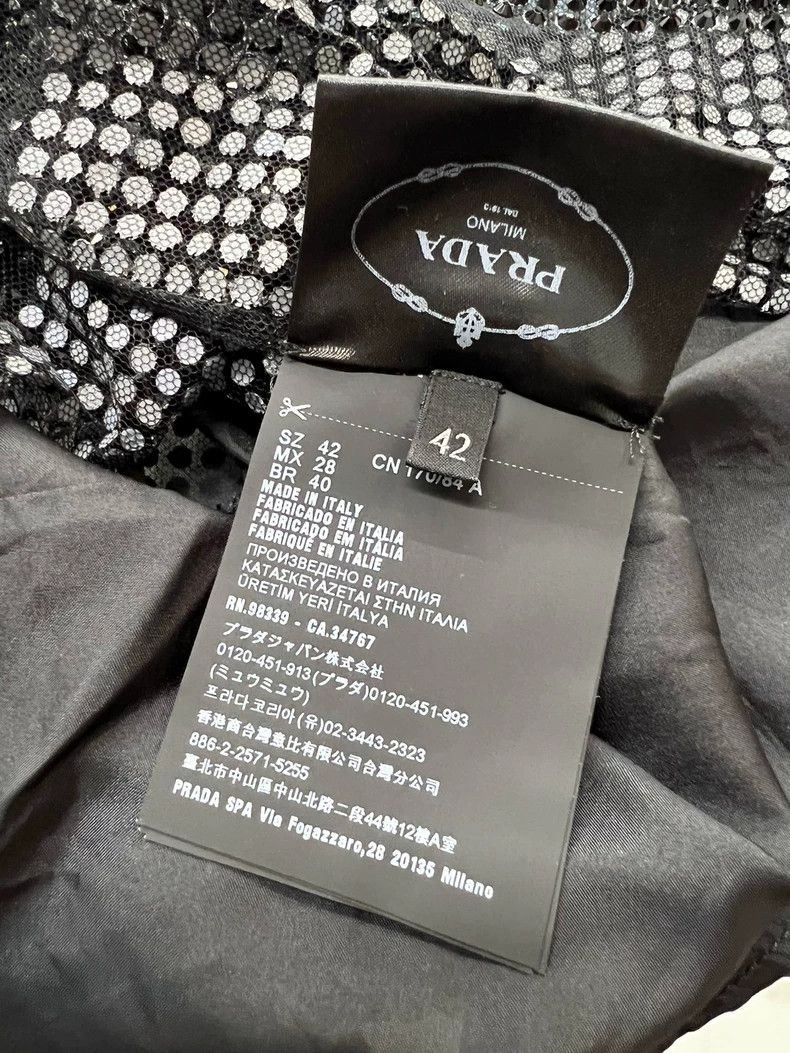 Prada Prada Black Crystal Embellished Sling Top - dmc Size US S / EU 44-46 / 1 - 4 Thumbnail