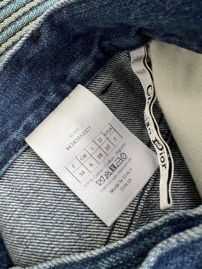Dior Dior Classic Wide-Leg Jeans - dmc Size US 34 / EU 50 - 4 Thumbnail