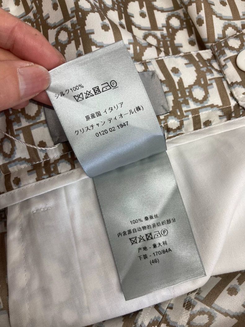 Dior Dior Monogram Silk Logo Shorts - dmc Size US 34 / EU 50 - 4 Thumbnail