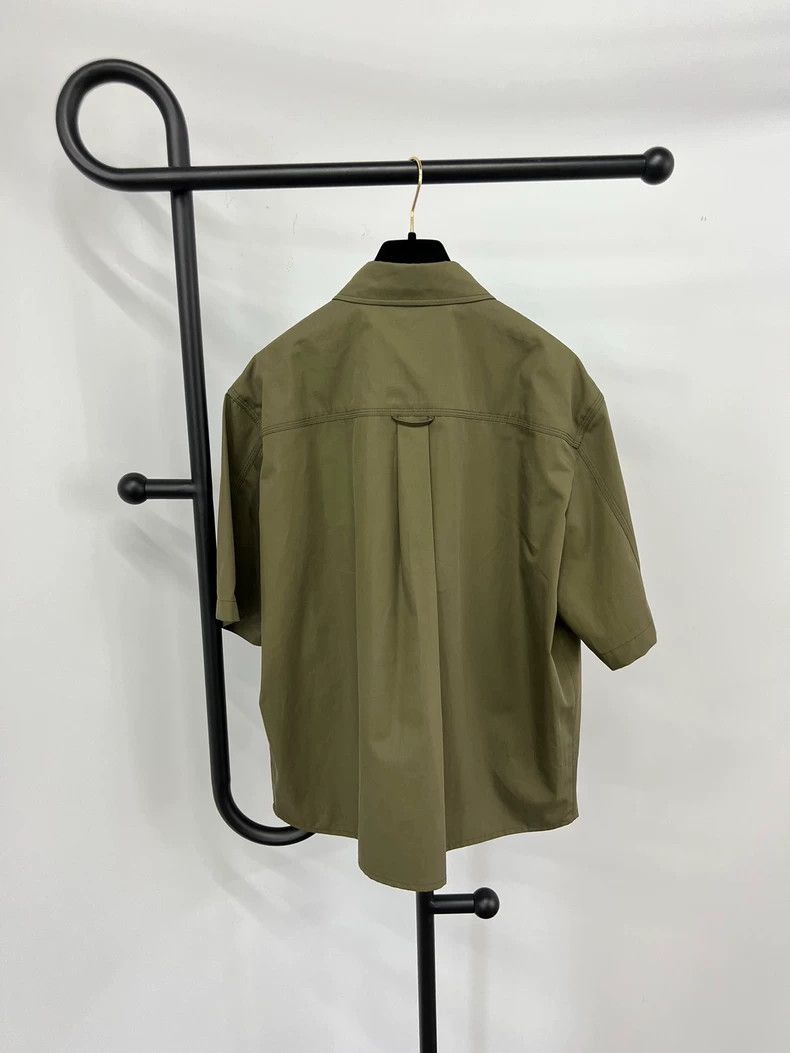 Dior Dior Military Green Utility Short-Sleeve Shirt - dmc Size US S / EU 44-46 / 1 - 2 Thumbnail