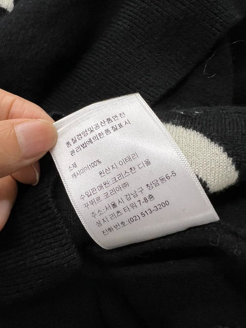 Dior Dior Black White Pattern Cashmere Sweater - dmc Size US XL / EU 56 / 4 - 7 Thumbnail