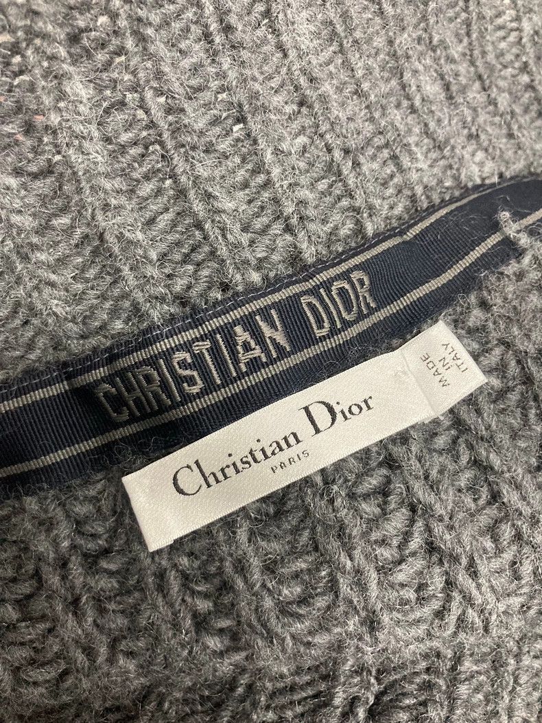 Dior Dior Oversized V-Neck Knit Sweater - dmc Size US XS / EU 42 / 0 - 4 Thumbnail