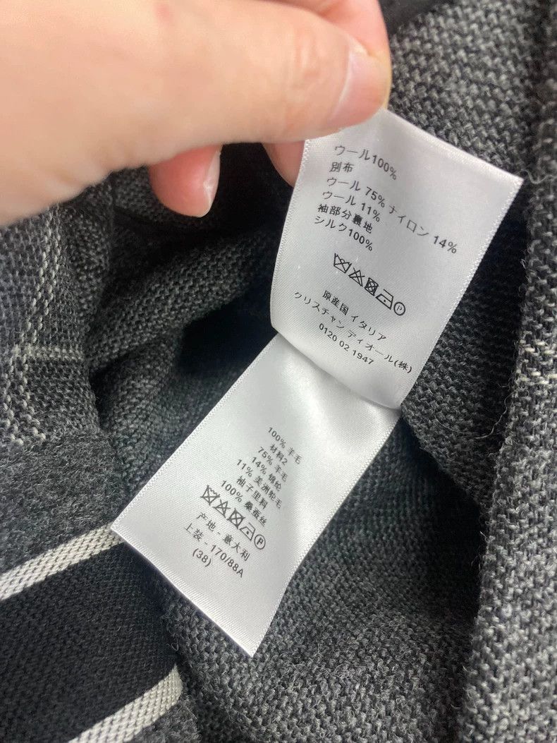 Dior Dior Gray Plaid Wool Double-Breasted Coat - dmc Size US M / EU 48-50 / 2 - 7 Thumbnail