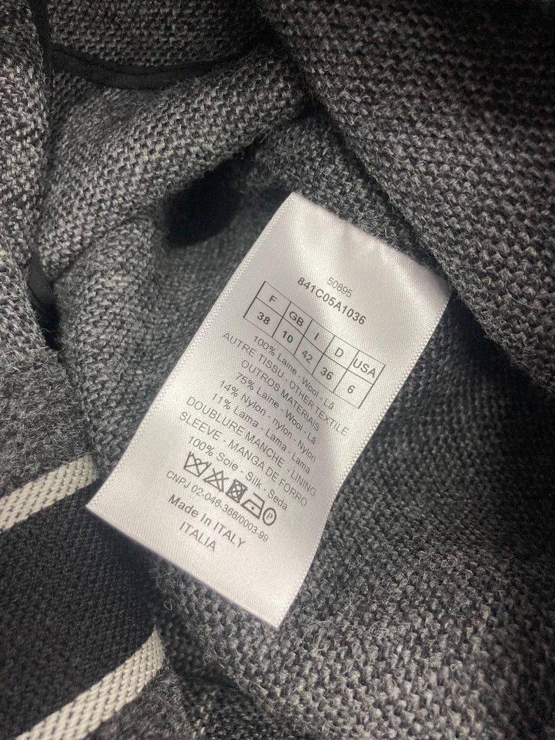 Dior Dior Gray Plaid Wool Double-Breasted Coat - dmc Size US M / EU 48-50 / 2 - 6 Thumbnail
