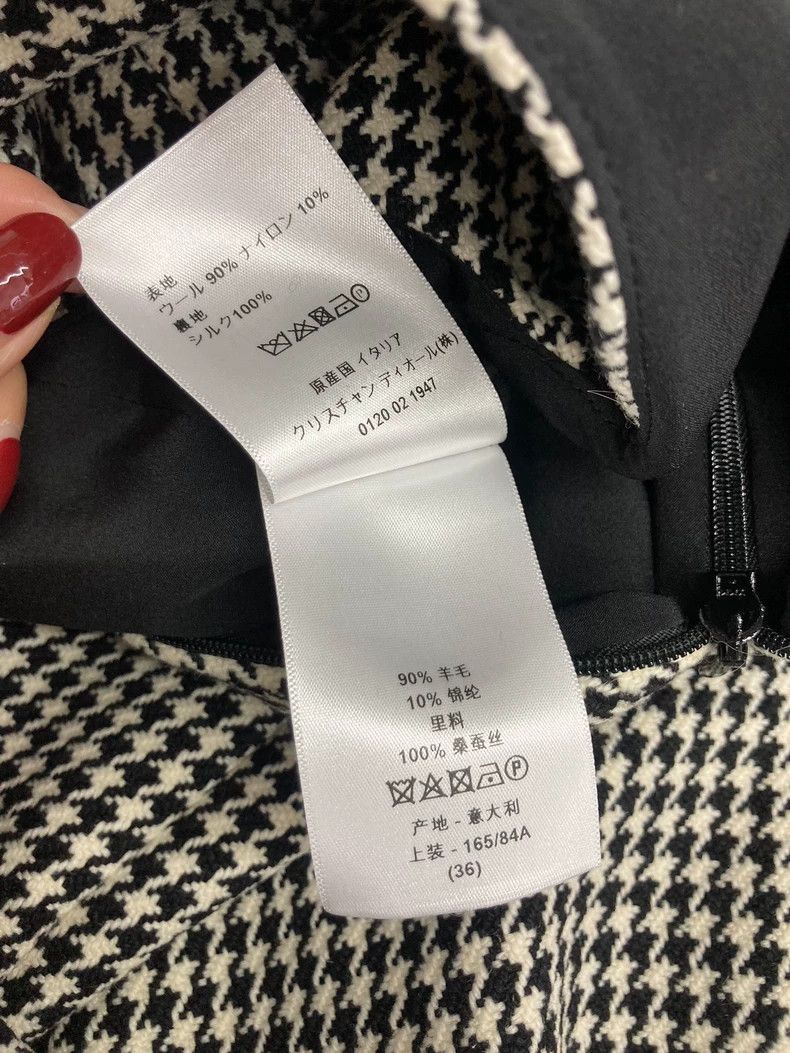 Dior Dior Houndstooth Sleeveless Dress - dmc Size US S / EU 44-46 / 1 - 6 Thumbnail