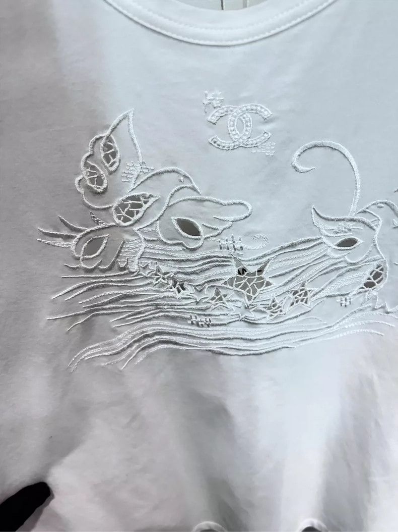 Chanel Chanel 22 Peace Dove Short Sleeve Top - dmc Size US XS / EU 42 / 0 - 2 Thumbnail