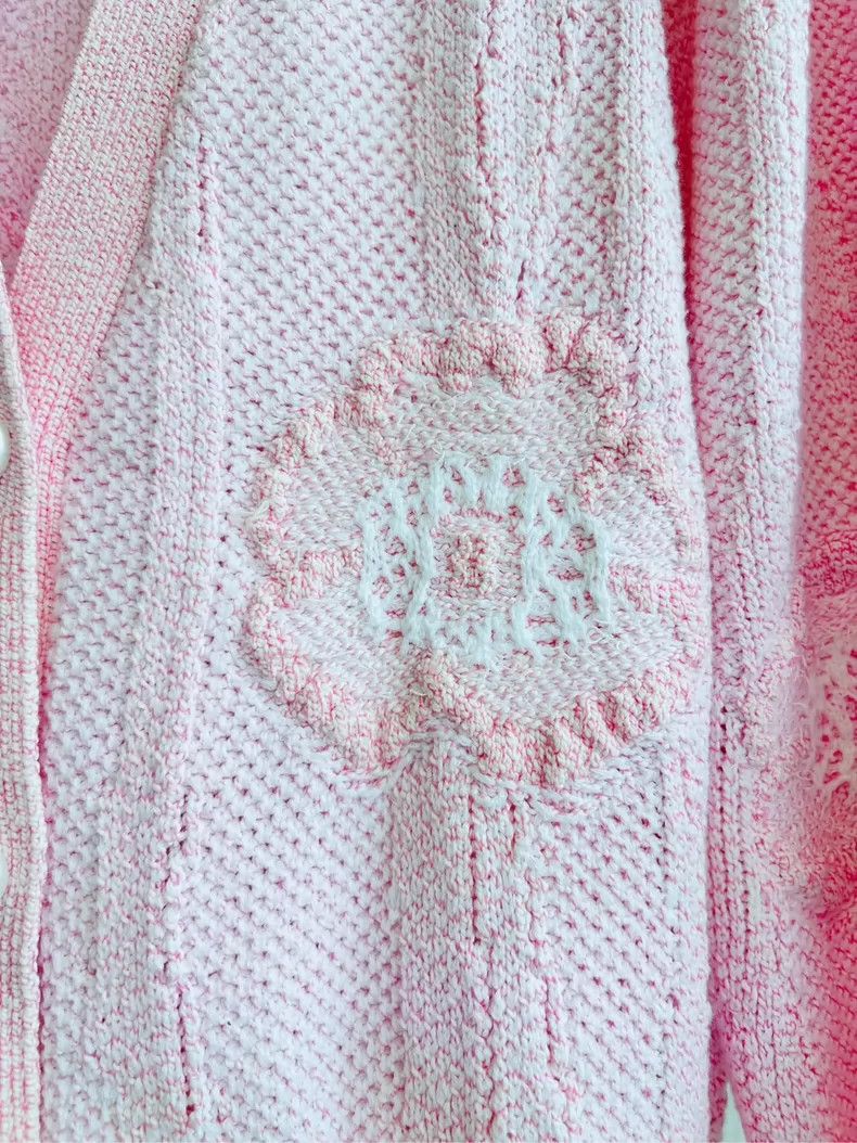 Chanel Chanel 23S Pink Camellia Knit Cardigan - dmc Size US M / EU 48-50 / 2 - 3 Thumbnail