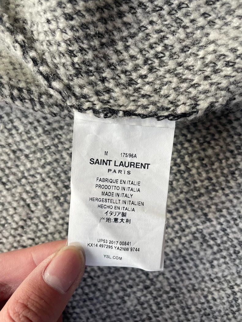 Saint Laurent Paris Saint Laurent 17SS Hooded Cardigan - dmc Size US M / EU 48-50 / 2 - 4 Thumbnail