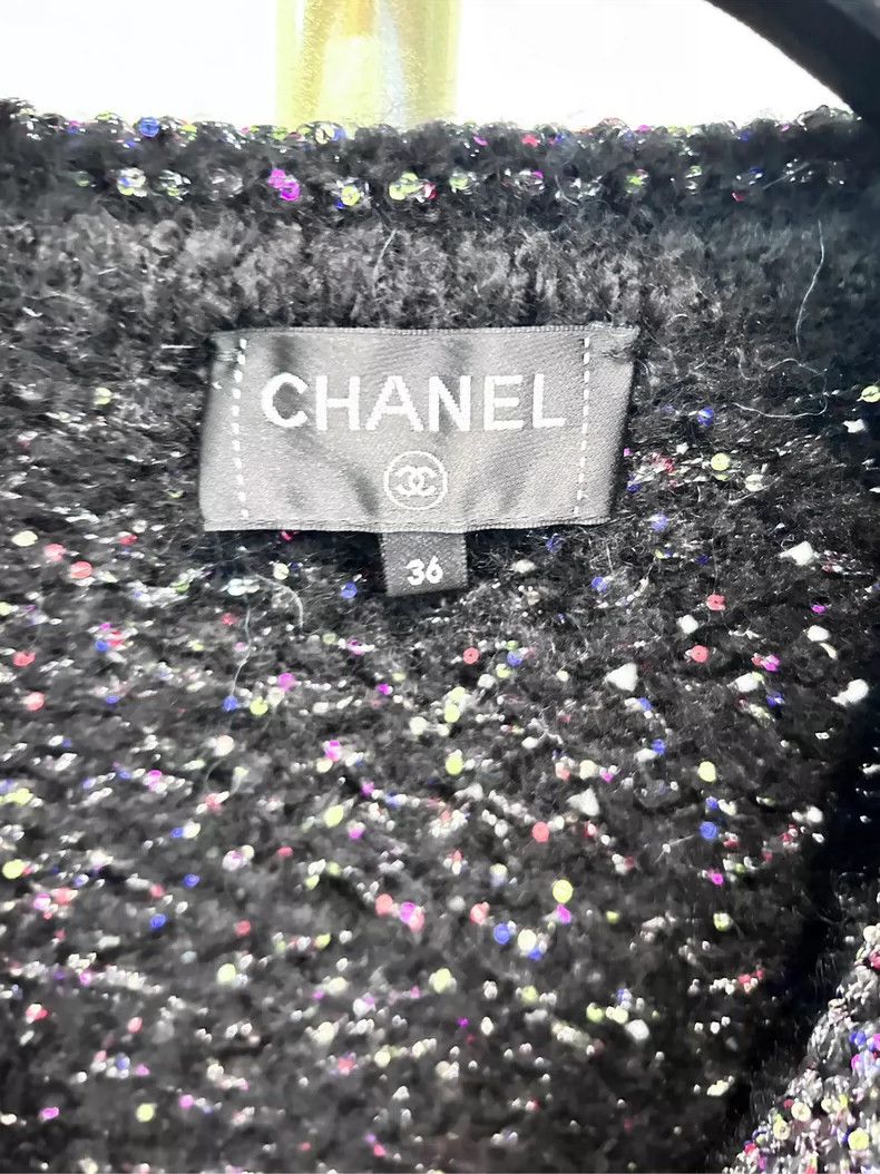 Chanel Chanel 21k Sequined Knit Short Jacket - dmc Size US S / EU 44-46 / 1 - 2 Thumbnail