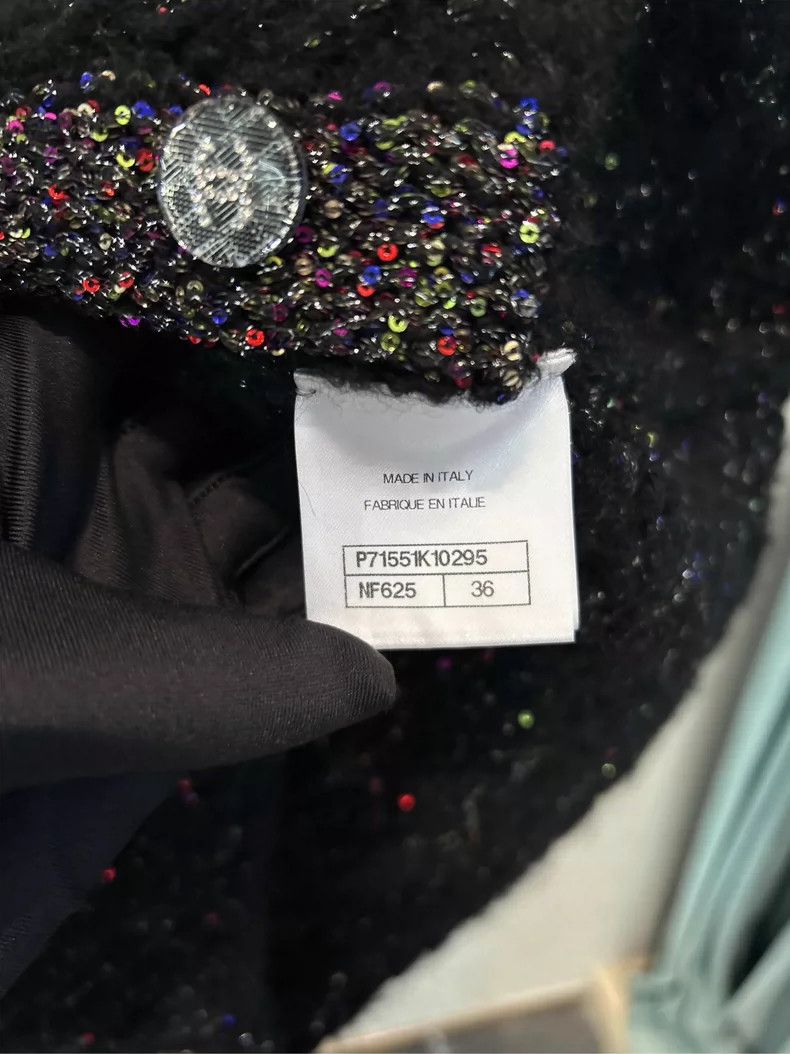 Chanel Chanel 21k Sequined Knit Short Jacket - dmc Size US S / EU 44-46 / 1 - 4 Thumbnail