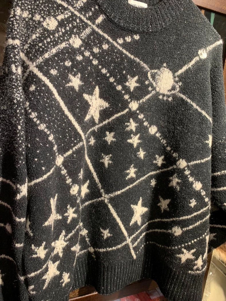 Saint Laurent Paris Saint Laurent Star Pattern Sweater - dmc Size US S / EU 44-46 / 1 - 4 Thumbnail