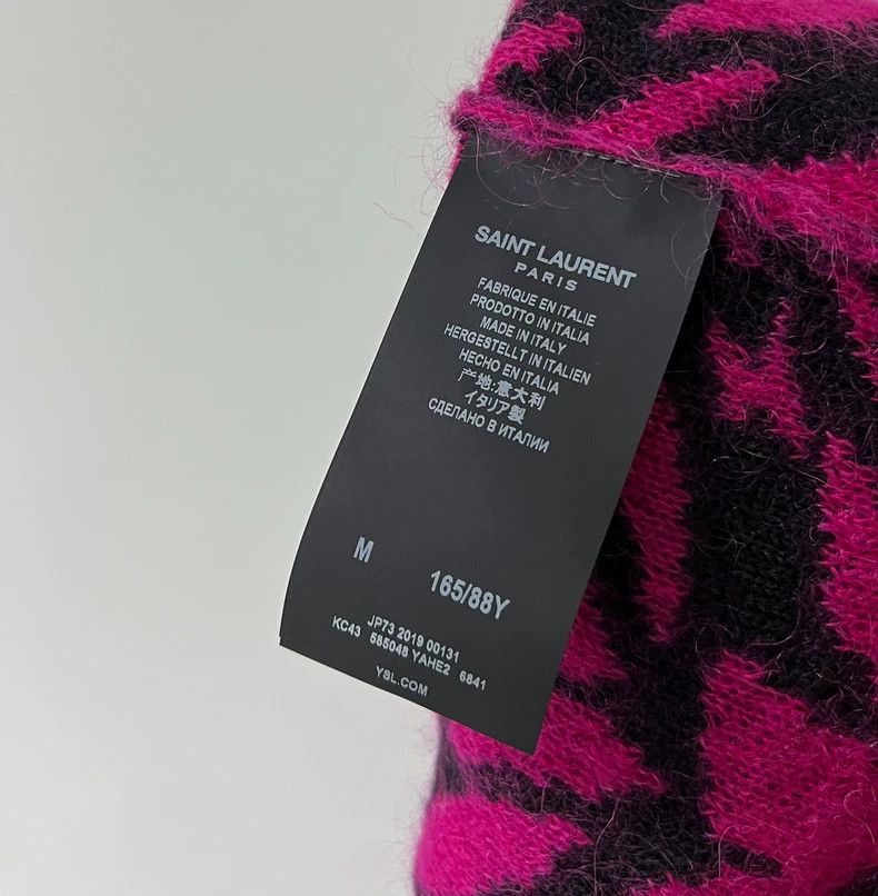 Saint Laurent Paris Saint Laurent Mohair Knit Sweater - dmc Size US M / EU 48-50 / 2 - 6 Thumbnail