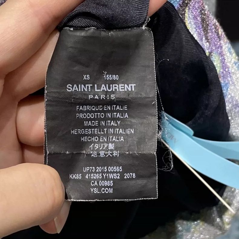 Saint Laurent Paris Saint Laurent Paris Landscape Wave Cardigan - dmc Size US XS / EU 42 / 0 - 5 Thumbnail
