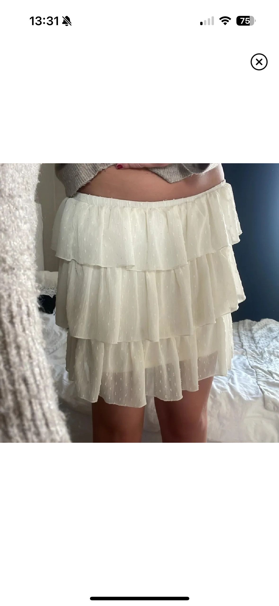 Vintage Vintage Skirt Size 27" / US 4 / IT 40 - 2 Thumbnail