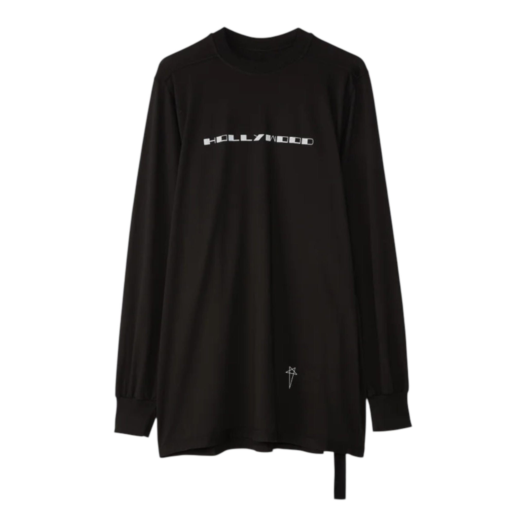 Rick Owens × Rick Owens Drkshdw Black/Bleach Vomit Long Sleeves