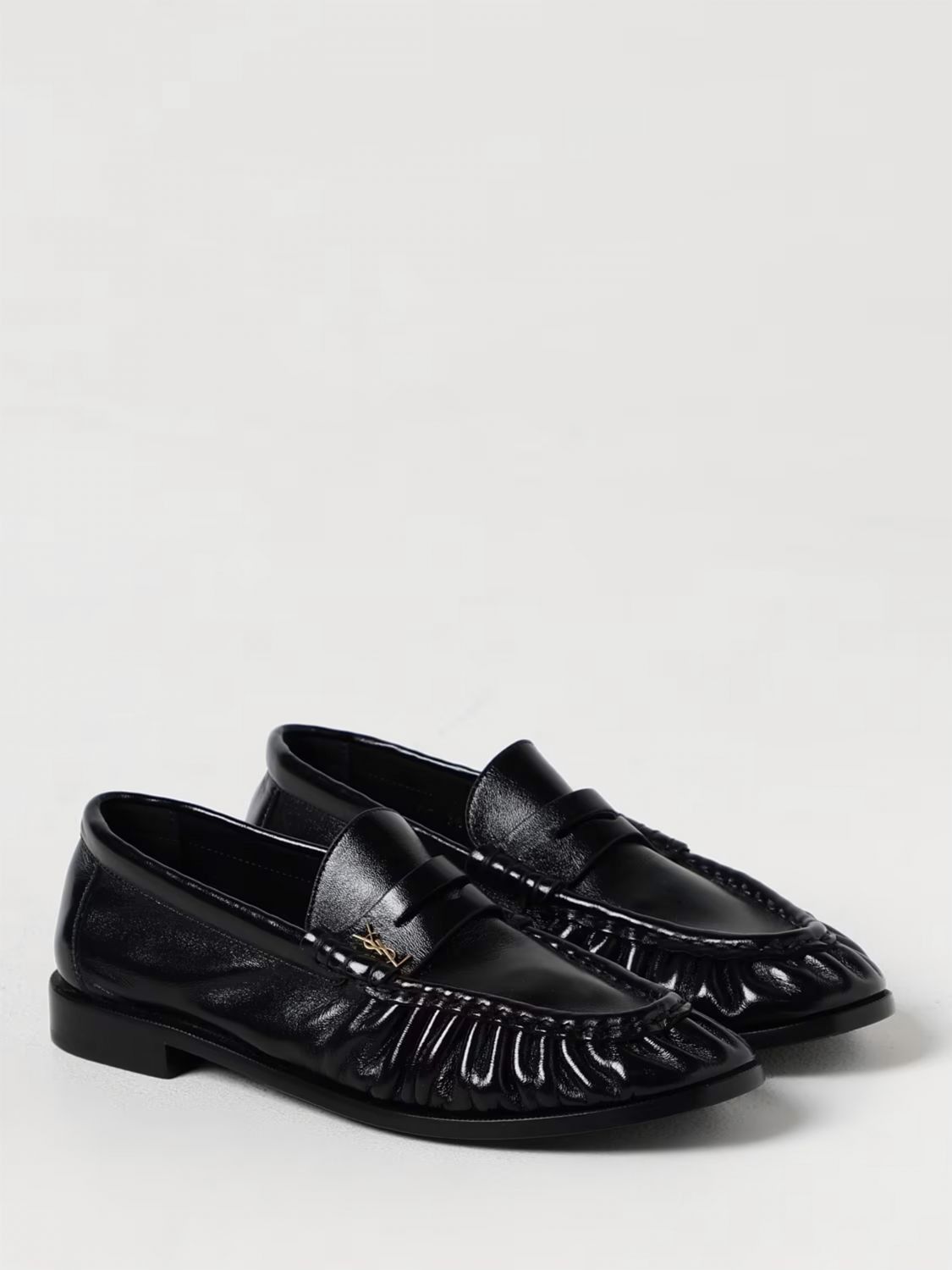 Saint Laurent Paris Saint Laurent Loafers Woman Black Size US 5 / IT 35 - 2 Thumbnail