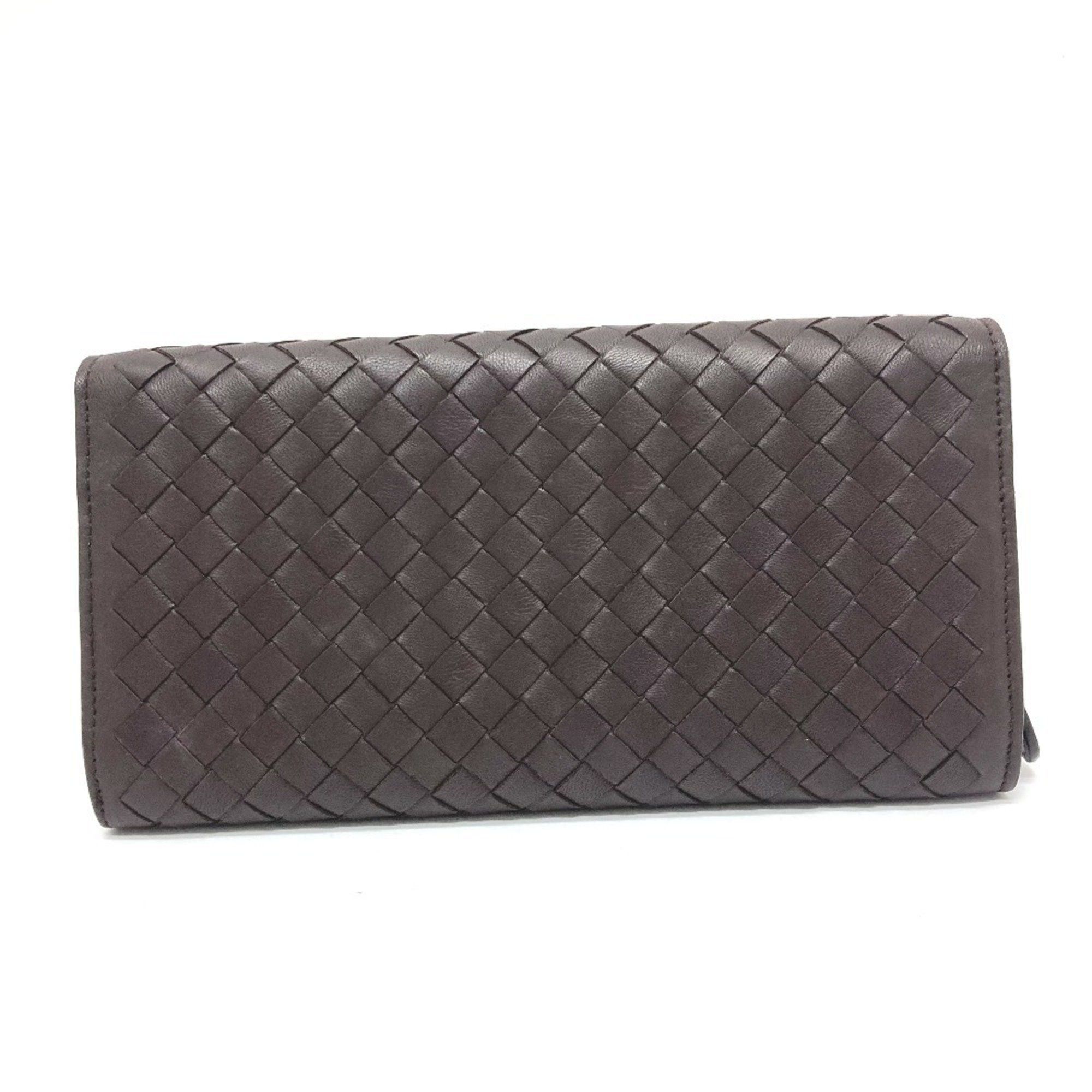 Bottega Veneta BOTTEGA VENETA 150509 Intrecciato Flap Long Wallet in Brown Leather for Men Size ONE SIZE - 2 Thumbnail