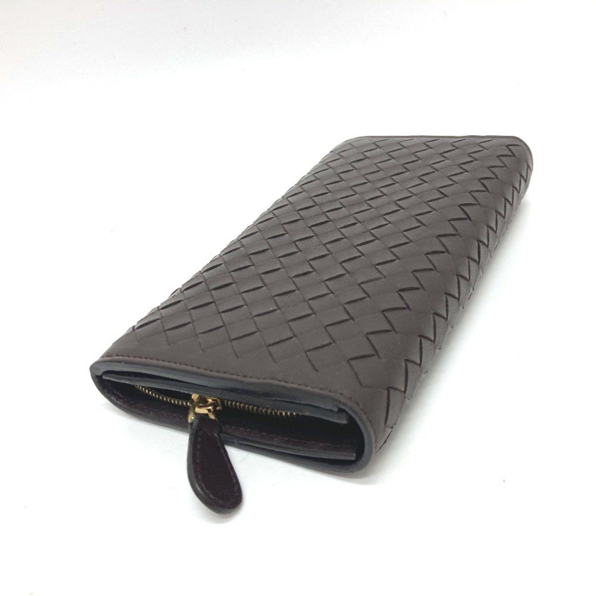 Bottega Veneta BOTTEGA VENETA 150509 Intrecciato Flap Long Wallet in Brown Leather for Men Size ONE SIZE - 5 Thumbnail