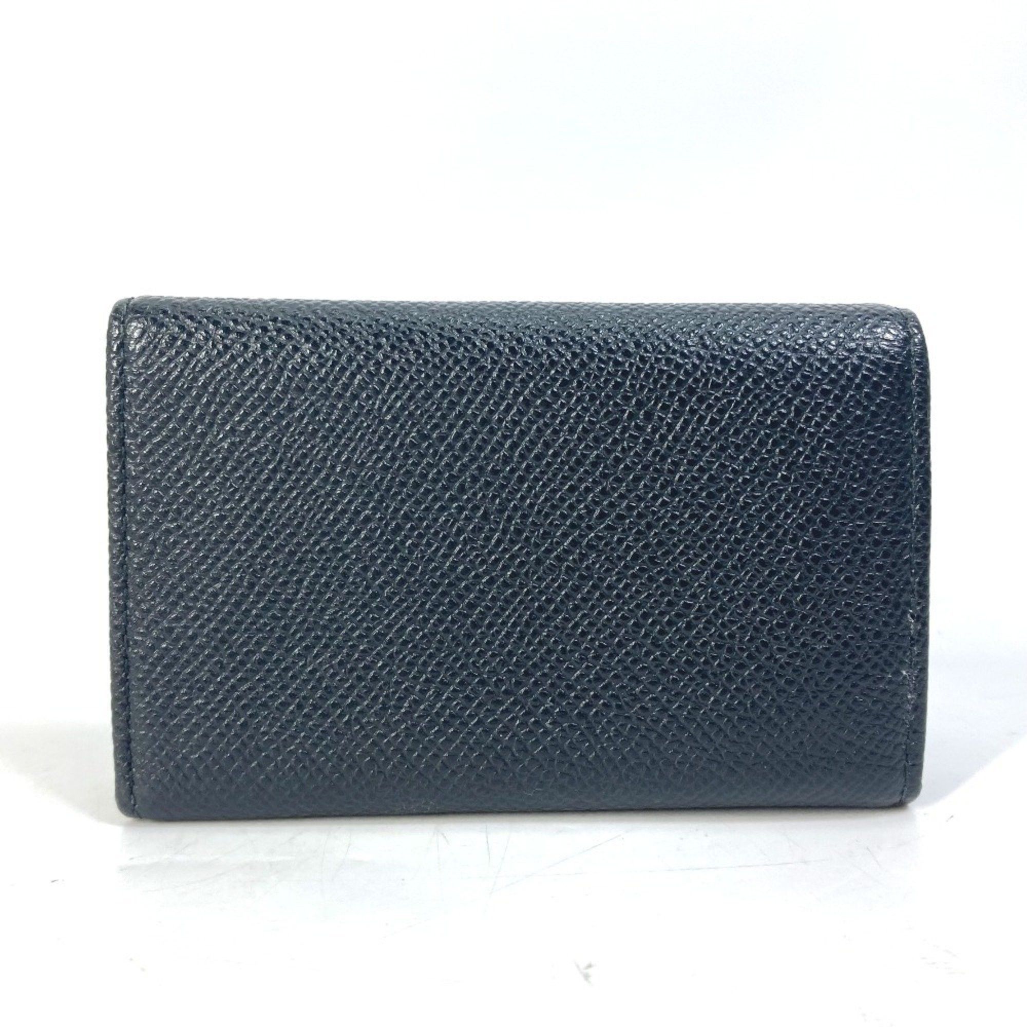 Bvlgari BVLGARI Ring Clip Logo 6-Key Leather Key Case Men's Black Size ONE SIZE - 2 Thumbnail