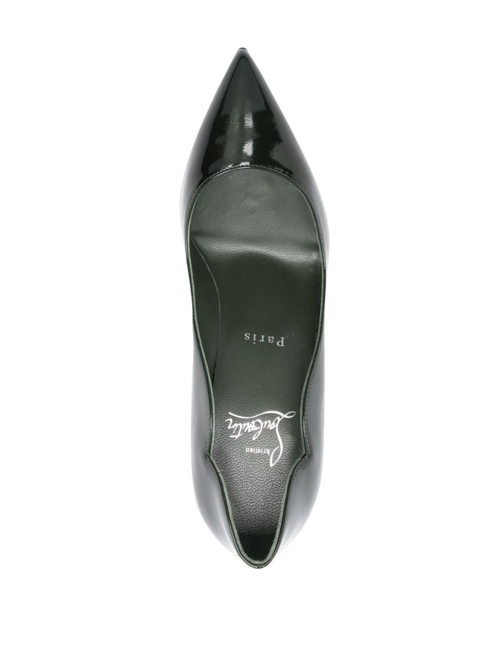 Christian Louboutin hot chick 100 forest green Size US 5 / IT 35 - 4 Thumbnail