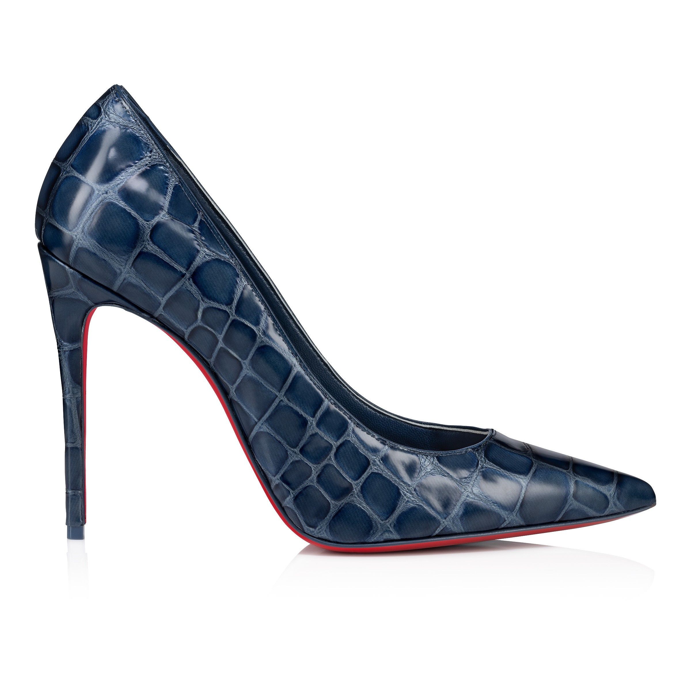 Christian Louboutin kate 100mm navy Size US 9 / IT 39 - 3 Thumbnail