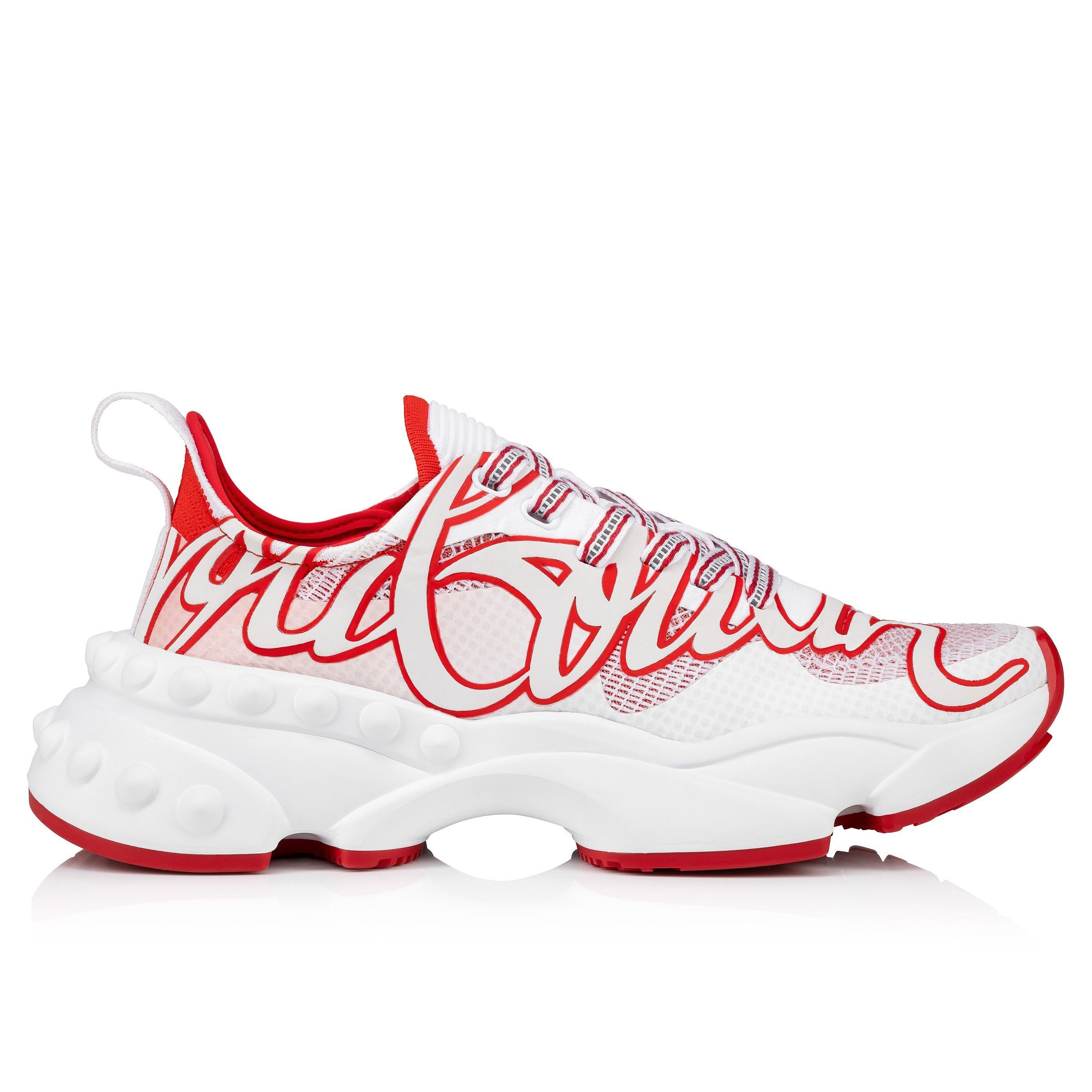 Christian Louboutin rockrun loubi/white Size US 7 / EU 40 - 4 Thumbnail