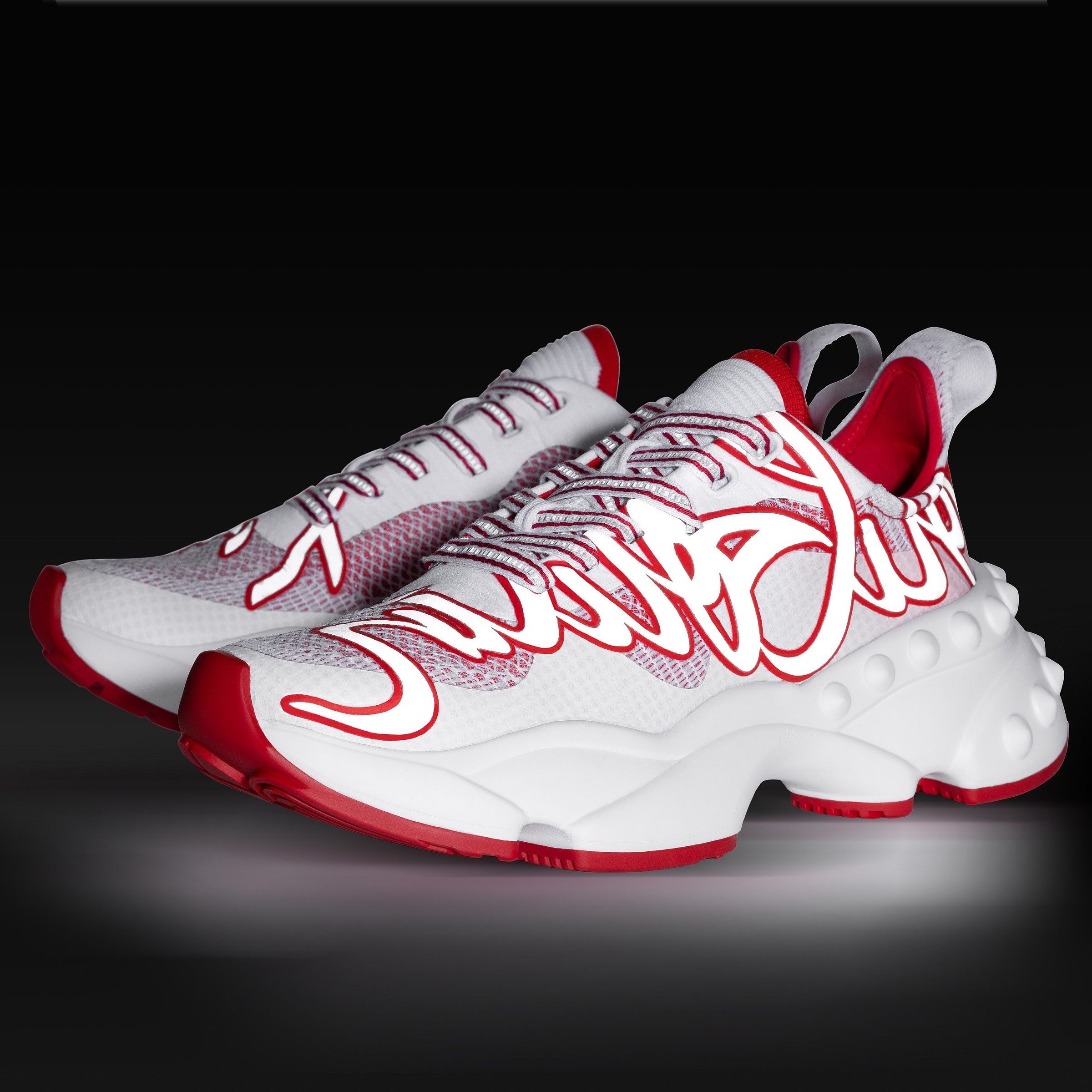 Christian Louboutin rockrun loubi/white Size US 11 / EU 44 - 3 Thumbnail