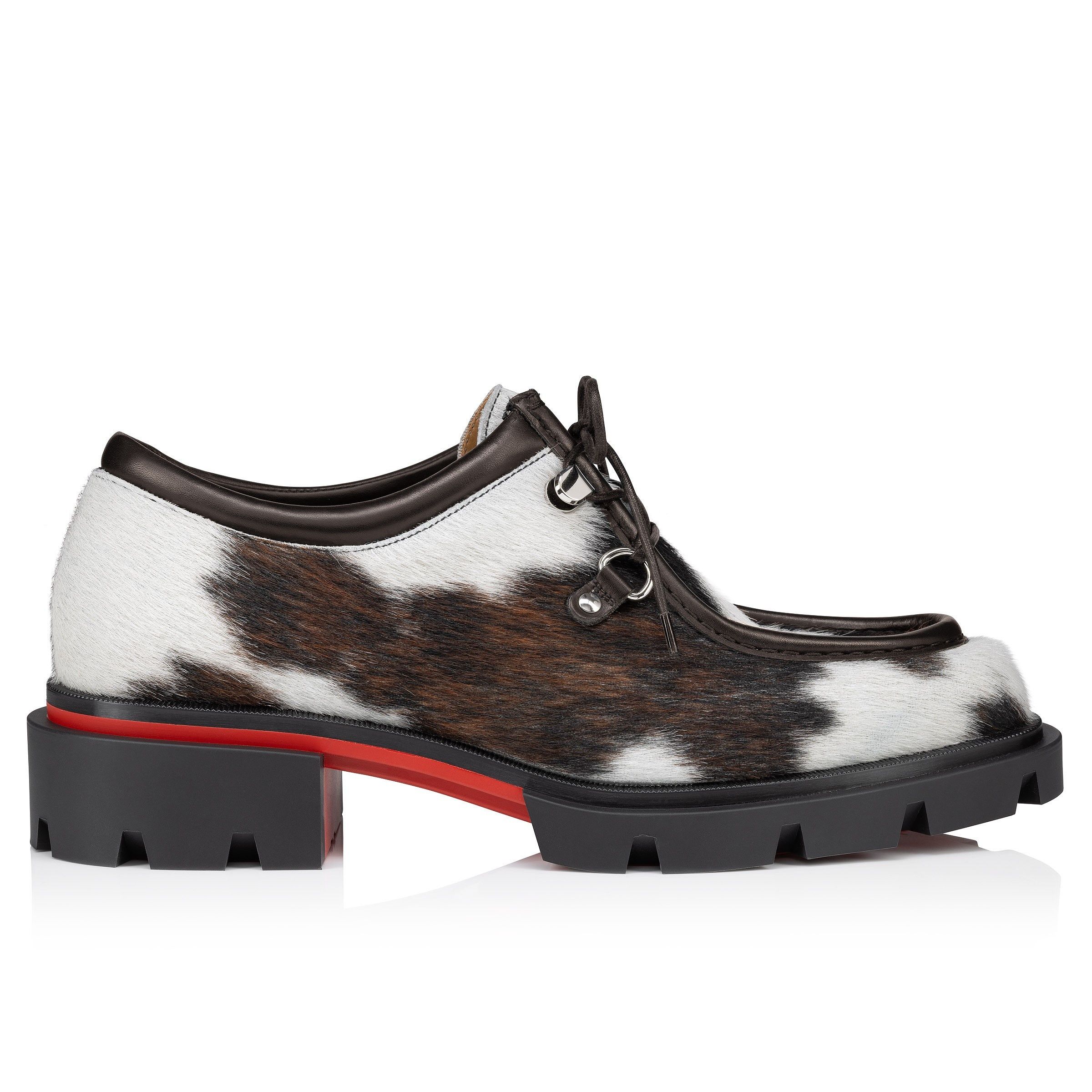 Christian Louboutin our pabelito hairy white/brown Size US 7 / EU 40 - 3 Thumbnail