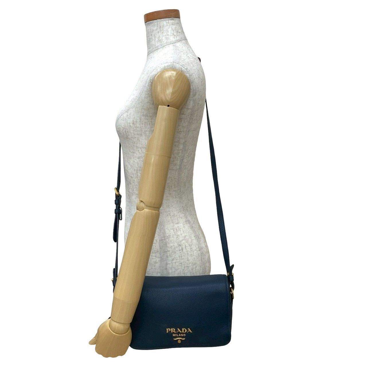 Prada Prada Prada VITELLO Leather Shoulder Bag Leather Shoulder Bag 158/A DUTY FREE for USA Size ONE SIZE - 3 Thumbnail