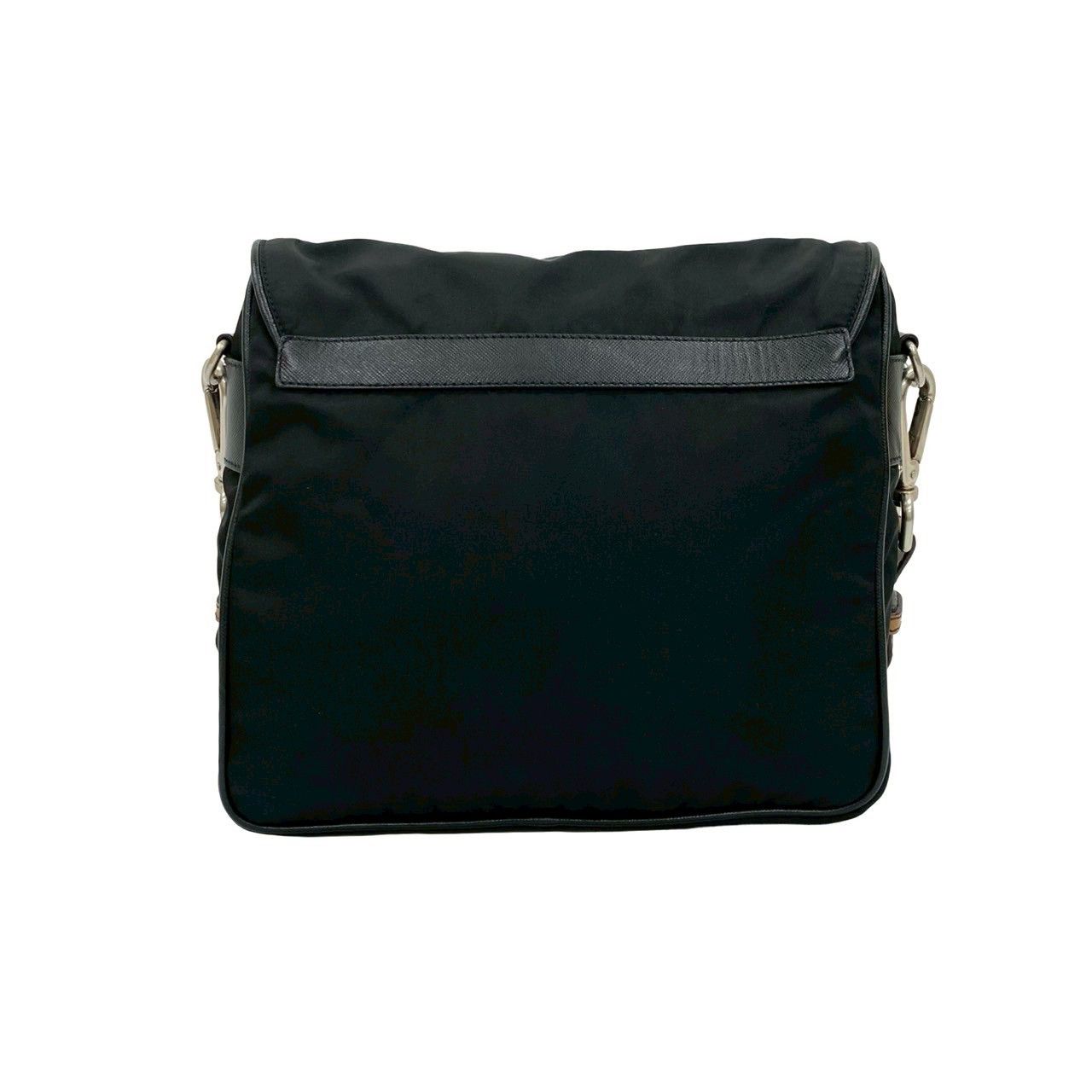Prada Prada Prada Saffiano Leather Nylon 2way Handbag Leather Shoulder Bag DUTY FREE for USA Size ONE SIZE - 4 Thumbnail