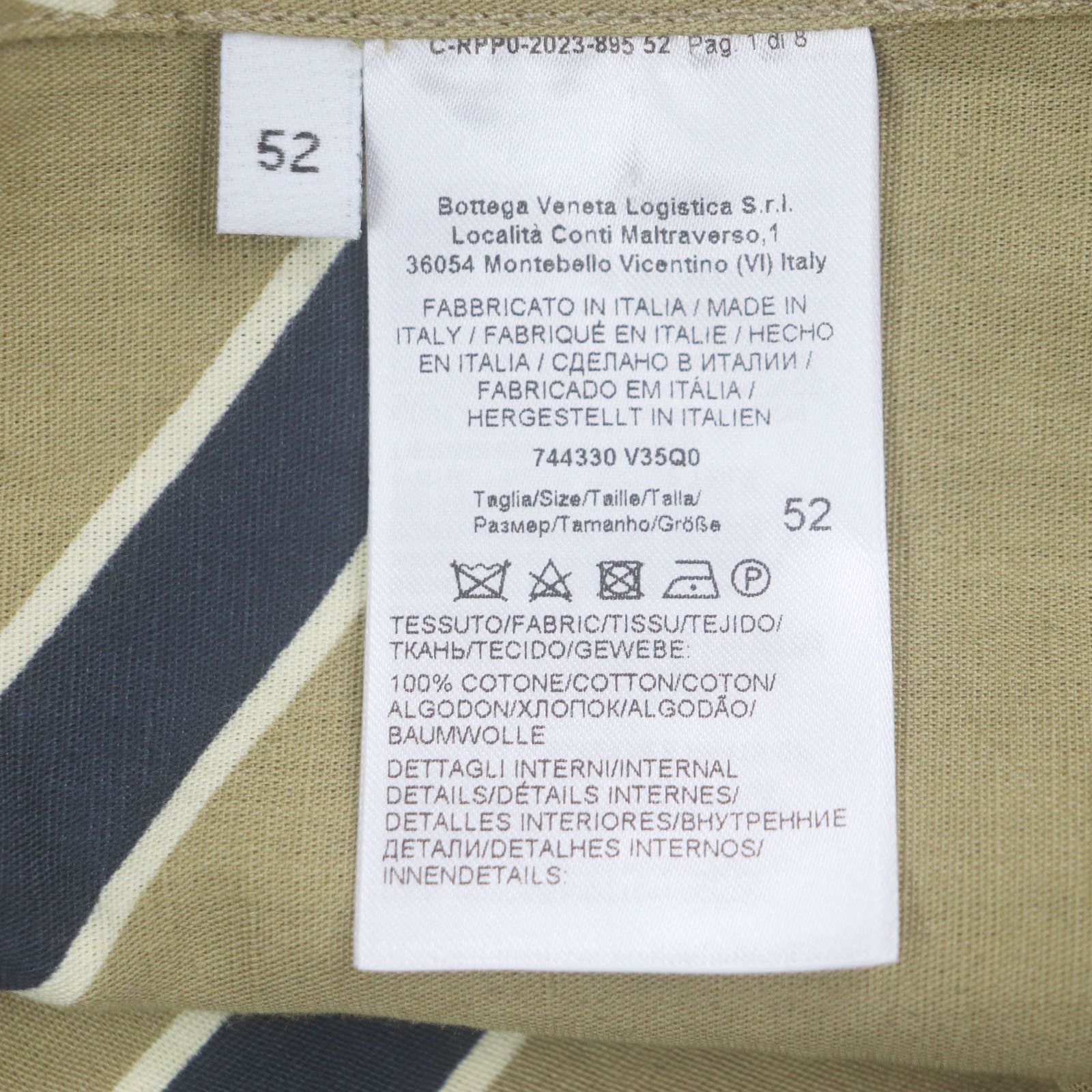 Bottega Veneta Bottega Veneta Bottega Veneta Cotton Shirt Cotton Tops 744330 DUTY FREE for USA Size ONE SIZE - 6 Thumbnail