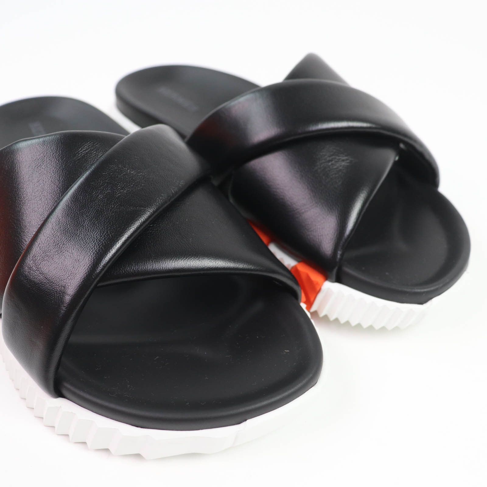 Hermes Hermes Hermes Infrastructure H logo Leather Sandals Leather Shoes DUTY FREE for USA Size ONE SIZE - 8 Thumbnail
