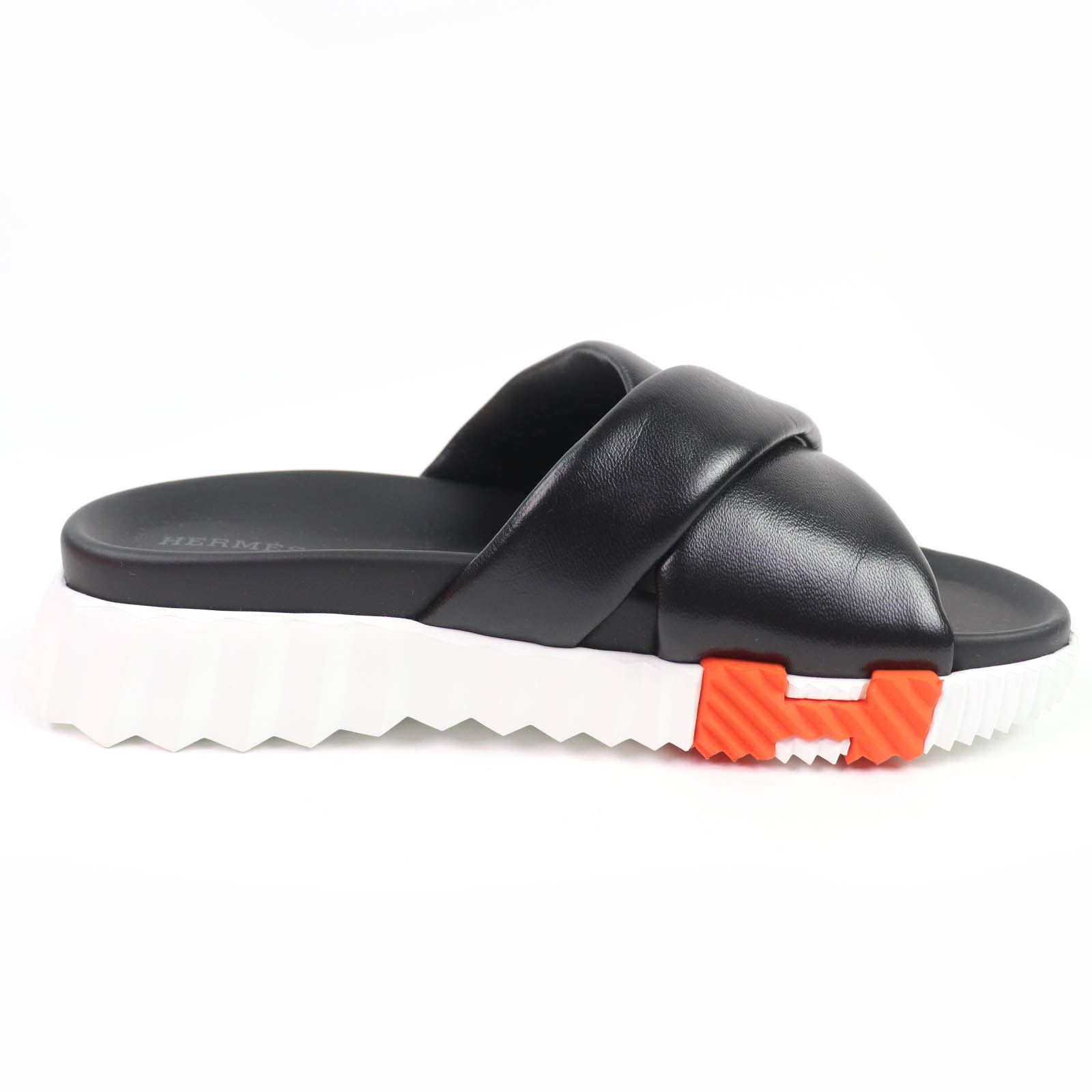 Hermes Hermes Hermes Infrastructure H logo Leather Sandals Leather Shoes DUTY FREE for USA Size ONE SIZE - 6 Thumbnail