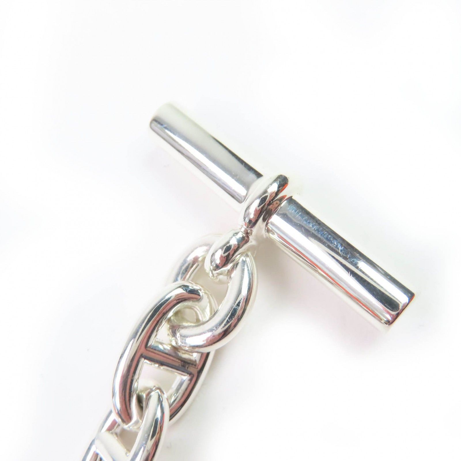 Hermes Hermes Hermes Chaine d'Ancre AG925 Bracelet Metal Bracelet DUTY FREE for USA Size ONE SIZE - 5 Thumbnail