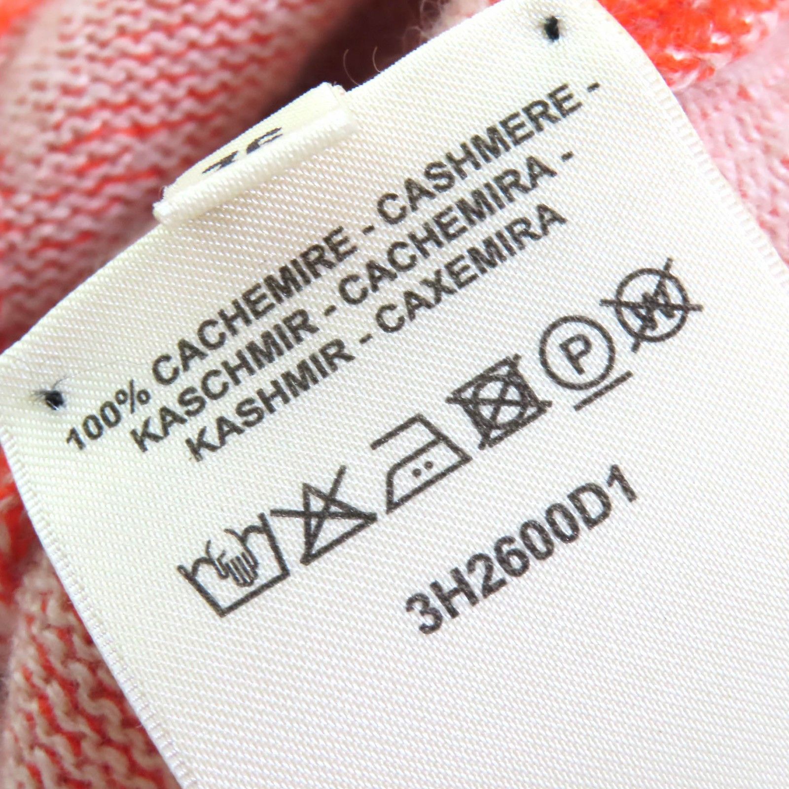 Hermes Hermes Hermes Circle logo parts Cashmere Knit Others Tops DUTY FREE for USA Size ONE SIZE - 8 Thumbnail