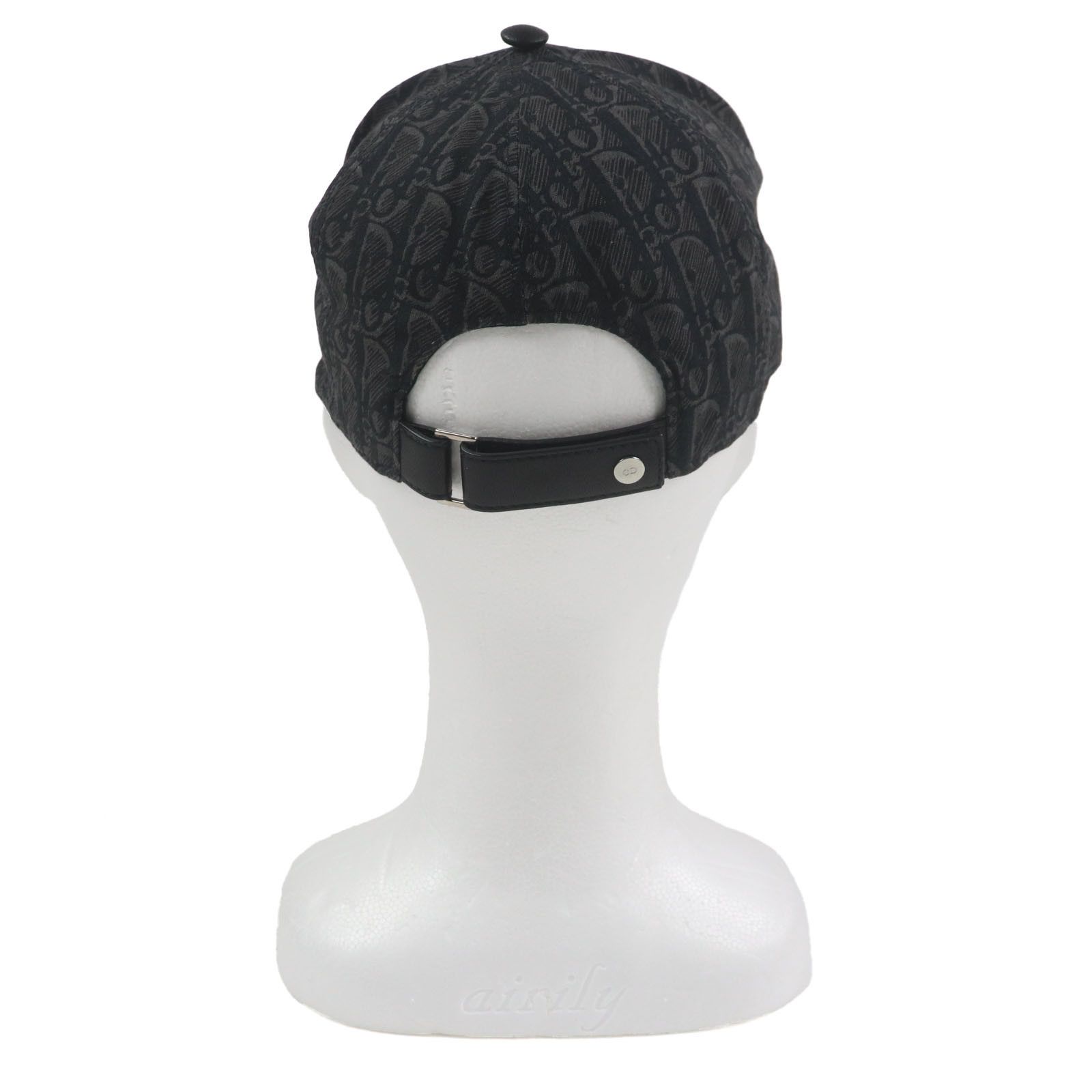 Dior Dior Dior Oblique Leather Baseball Cap Cotton Hats 933C902H4835 DUTY FREE for USA Size ONE SIZE - 4 Thumbnail