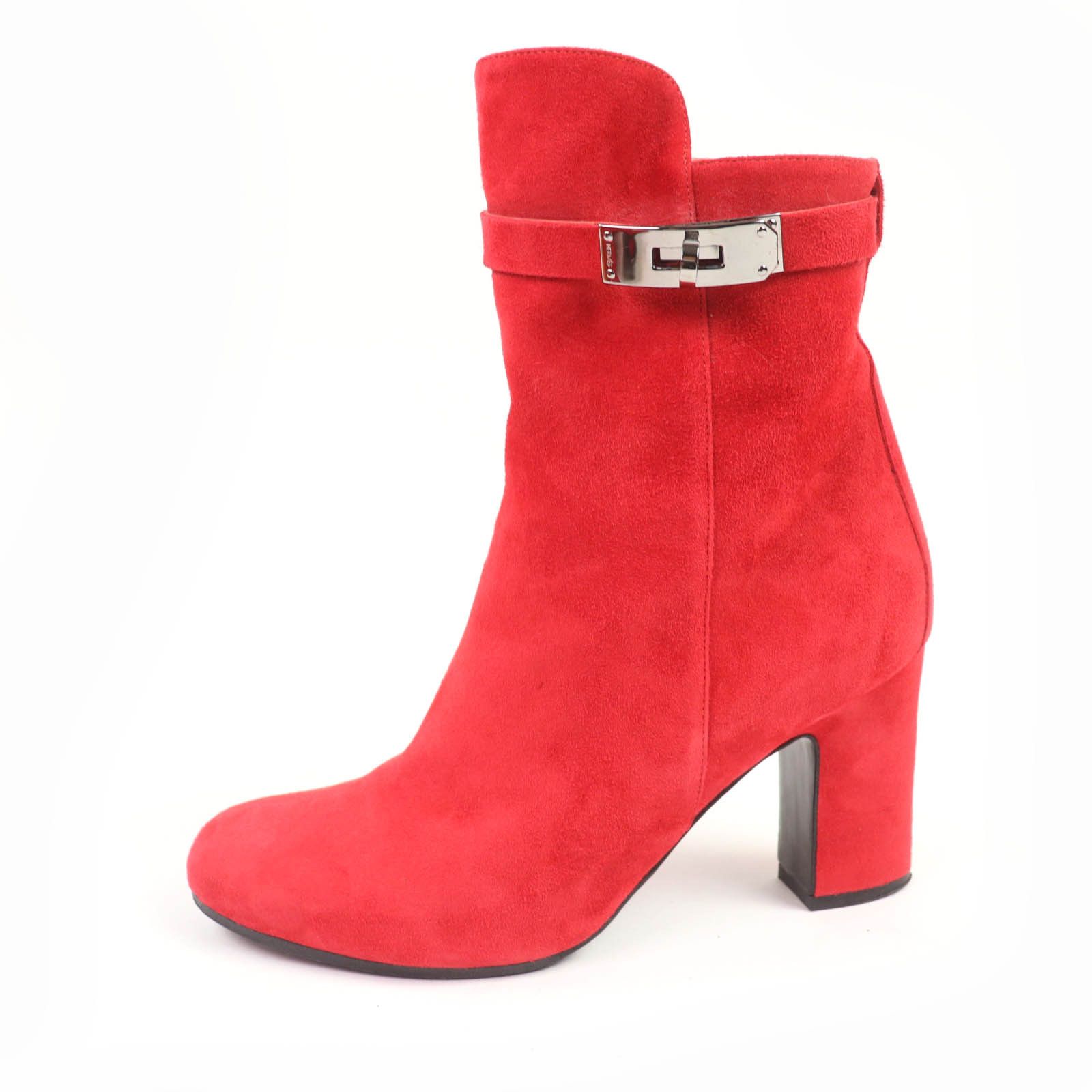 Hermes Hermes Hermes JOUEUSE Suede leather Short Boots Suede Shoes DUTY FREE for USA Size ONE SIZE - 5 Thumbnail