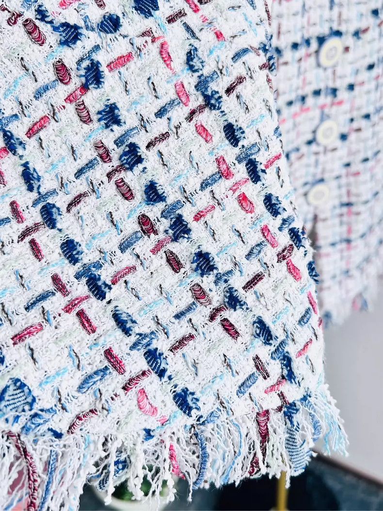 Chanel Chanel 2018 Colorful Fringe Jacket - dmc Size US M / EU 48-50 / 2 - 6 Thumbnail