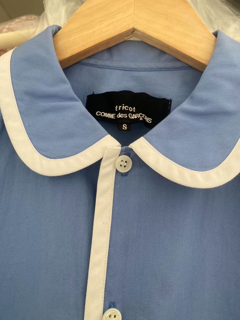 Comme des Garcons Comme des Garcons Blue Collared Shirt - dmc Size US M / EU 48-50 / 2 - 2 Thumbnail
