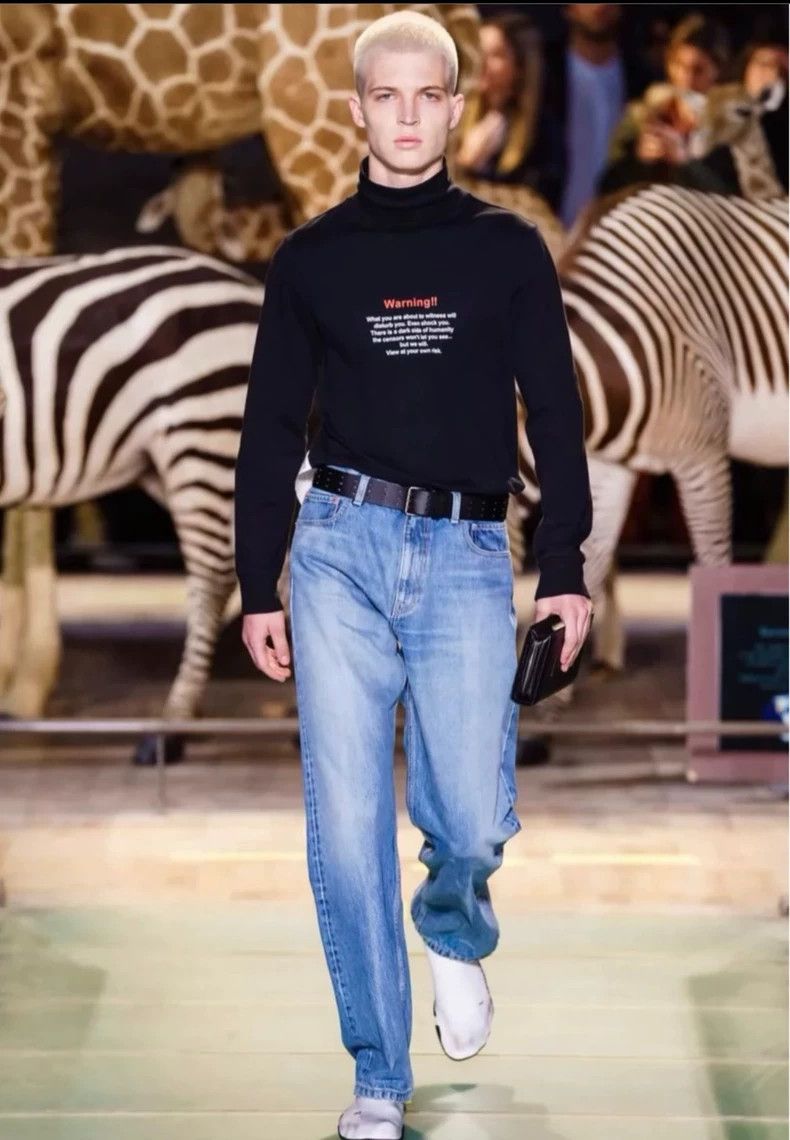 Vetements Vetements Warning 19AW Collection Short-Sleeve T-Shirt - dmc Size US M / EU 48-50 / 2 - 5 Thumbnail